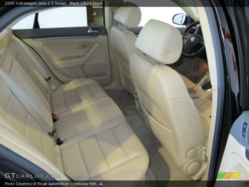 Black / Pure Beige 2006 Volkswagen Jetta 2.5 Sedan
