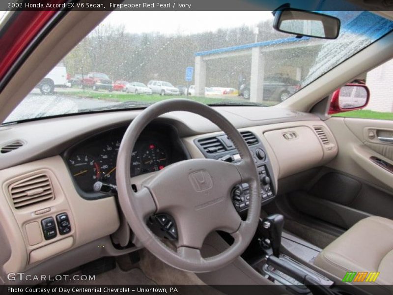Firepepper Red Pearl / Ivory 2002 Honda Accord EX V6 Sedan