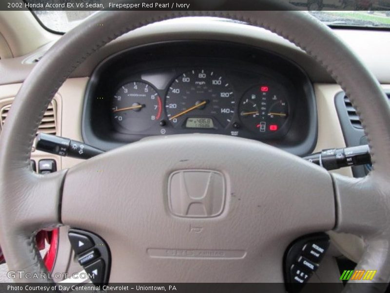 Firepepper Red Pearl / Ivory 2002 Honda Accord EX V6 Sedan