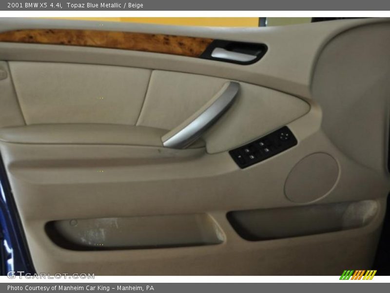 Topaz Blue Metallic / Beige 2001 BMW X5 4.4i