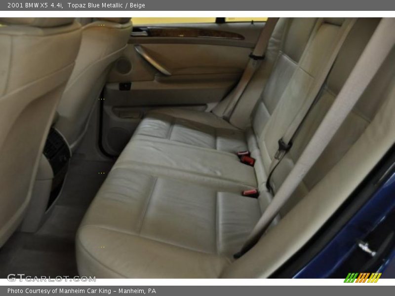 Topaz Blue Metallic / Beige 2001 BMW X5 4.4i