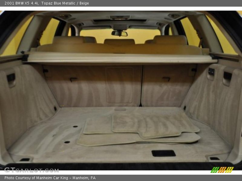 Topaz Blue Metallic / Beige 2001 BMW X5 4.4i