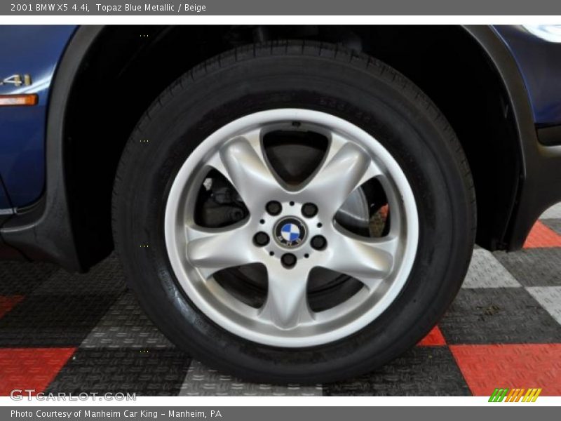 Topaz Blue Metallic / Beige 2001 BMW X5 4.4i