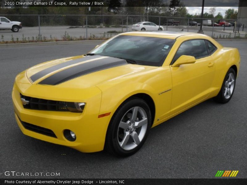 Rally Yellow / Black 2010 Chevrolet Camaro LT Coupe