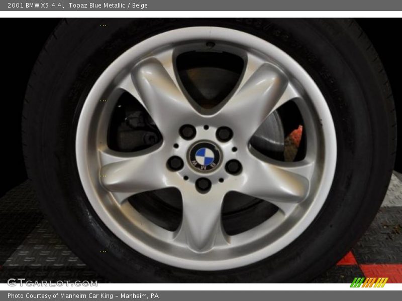 Topaz Blue Metallic / Beige 2001 BMW X5 4.4i