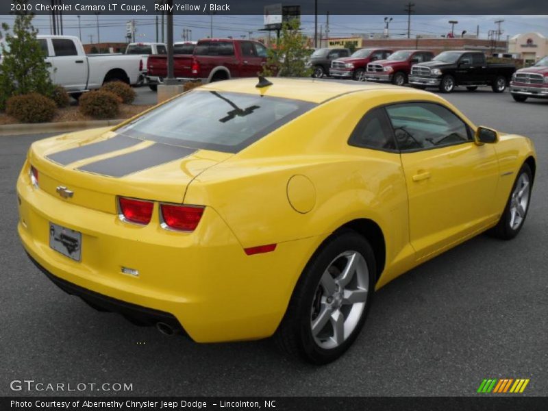 Rally Yellow / Black 2010 Chevrolet Camaro LT Coupe