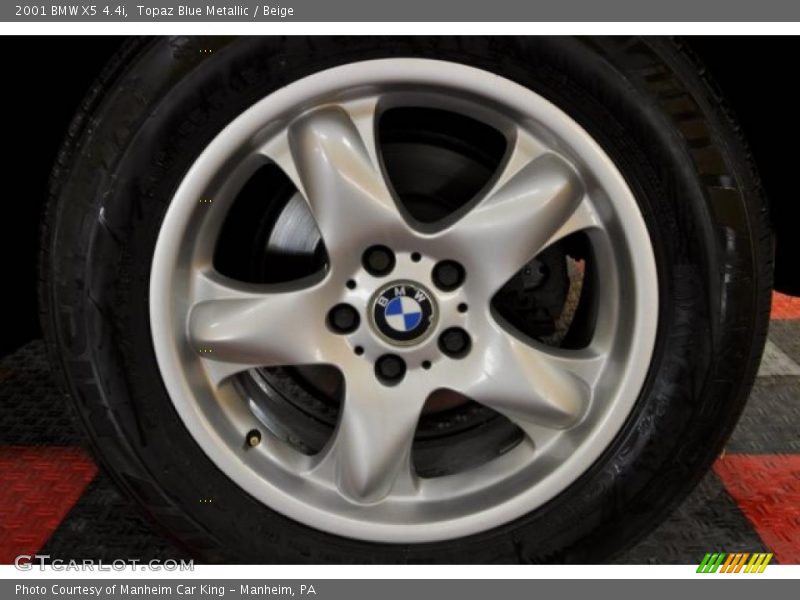 Topaz Blue Metallic / Beige 2001 BMW X5 4.4i