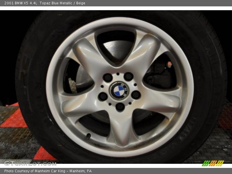 Topaz Blue Metallic / Beige 2001 BMW X5 4.4i