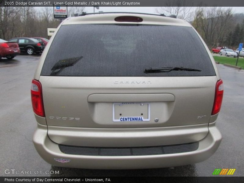 Linen Gold Metallic / Dark Khaki/Light Graystone 2005 Dodge Caravan SXT