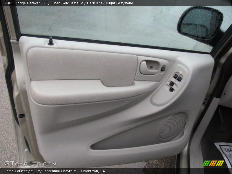 Linen Gold Metallic / Dark Khaki/Light Graystone 2005 Dodge Caravan SXT