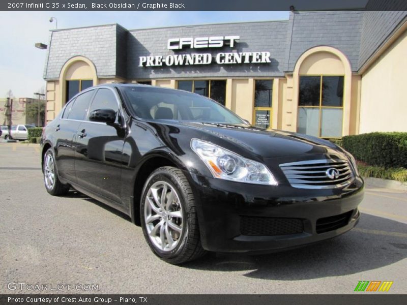 Black Obsidian / Graphite Black 2007 Infiniti G 35 x Sedan
