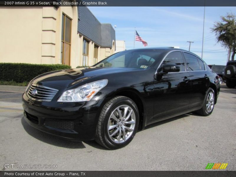 Black Obsidian / Graphite Black 2007 Infiniti G 35 x Sedan