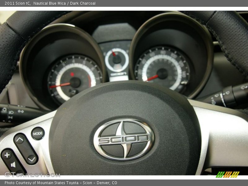 Nautical Blue Mica / Dark Charcoal 2011 Scion tC