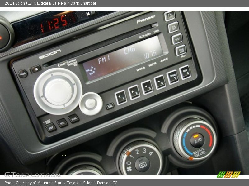 Nautical Blue Mica / Dark Charcoal 2011 Scion tC