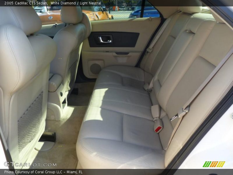 White Diamond / Light Neutral 2005 Cadillac CTS Sedan