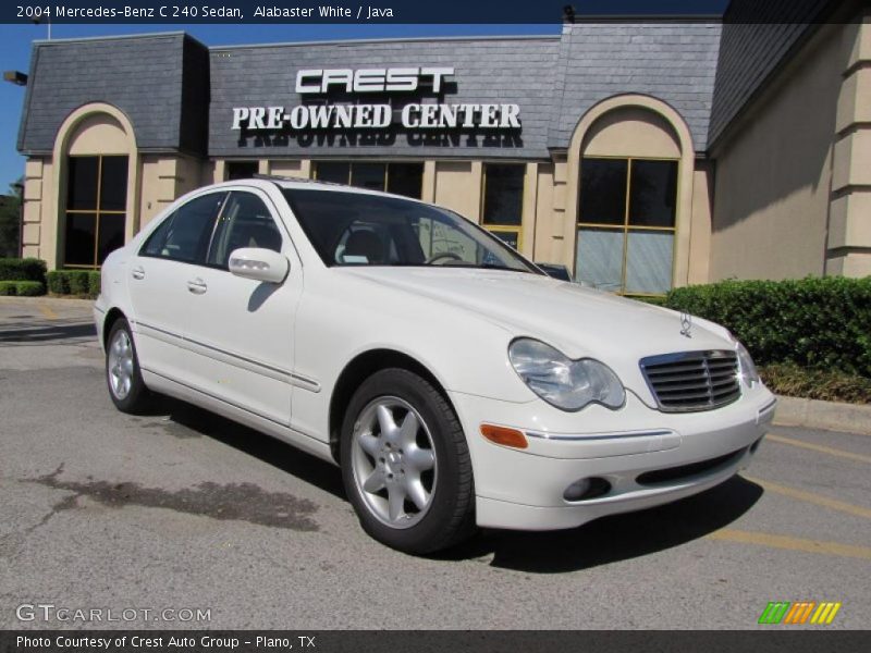 Alabaster White / Java 2004 Mercedes-Benz C 240 Sedan
