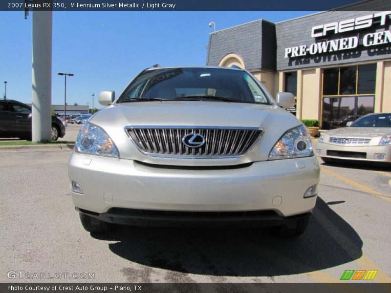 Millennium Silver Metallic / Light Gray 2007 Lexus RX 350