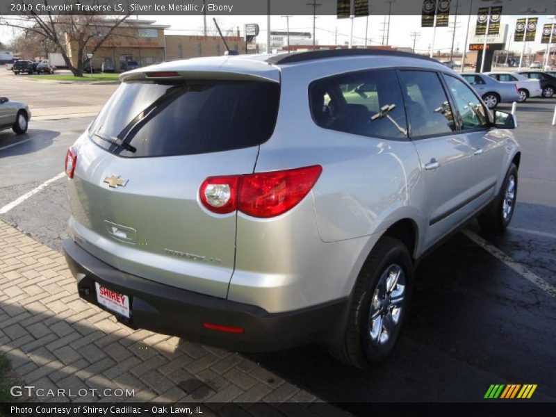 Silver Ice Metallic / Ebony 2010 Chevrolet Traverse LS
