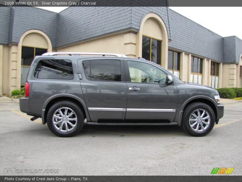 Silver Graphite Gray / Charcoal 2008 Infiniti QX 56