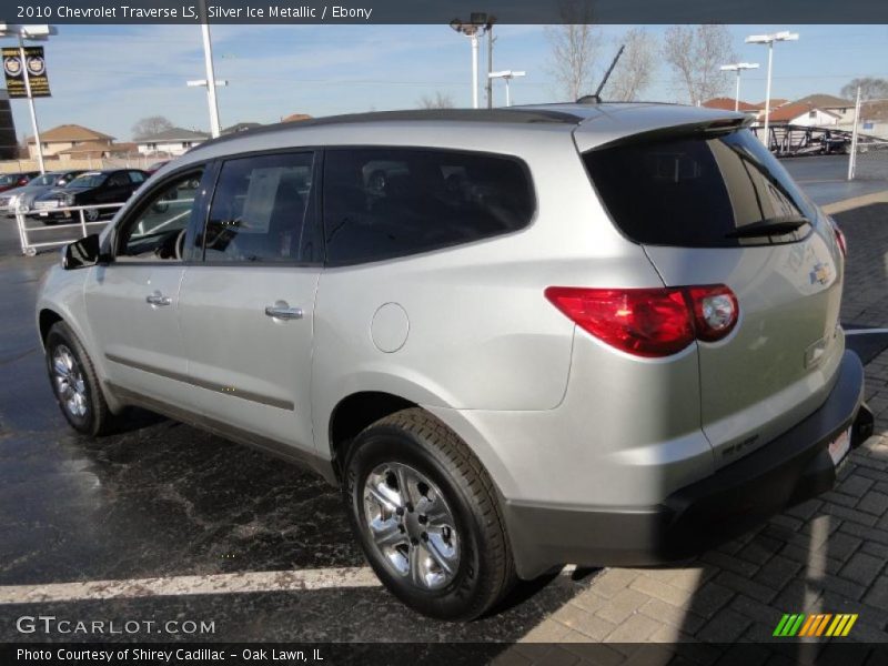 Silver Ice Metallic / Ebony 2010 Chevrolet Traverse LS
