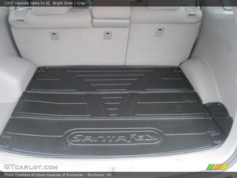 Bright Silver / Gray 2007 Hyundai Santa Fe SE