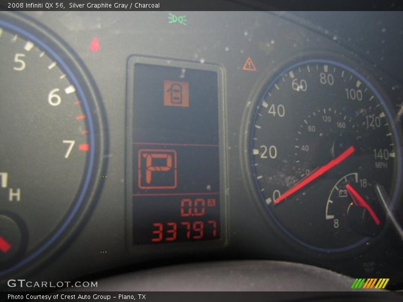 Silver Graphite Gray / Charcoal 2008 Infiniti QX 56