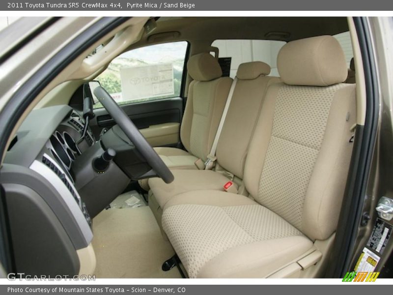  2011 Tundra SR5 CrewMax 4x4 Sand Beige Interior