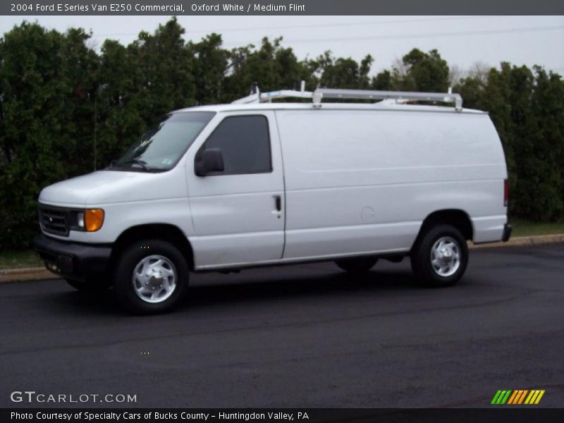 Oxford White / Medium Flint 2004 Ford E Series Van E250 Commercial