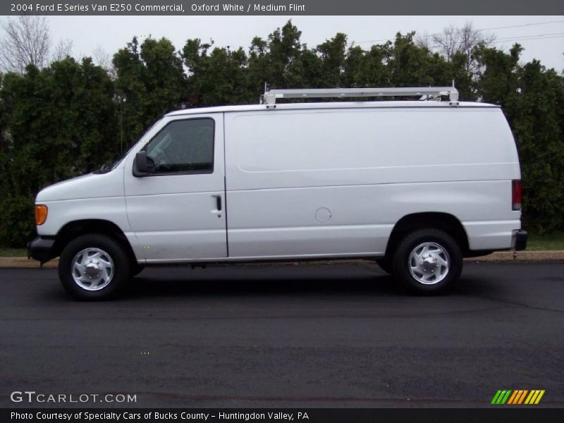Oxford White / Medium Flint 2004 Ford E Series Van E250 Commercial