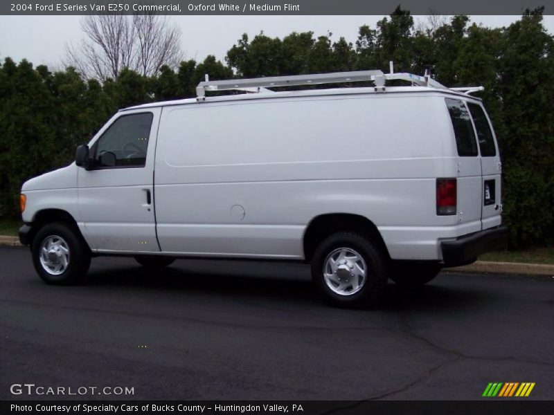 Oxford White / Medium Flint 2004 Ford E Series Van E250 Commercial