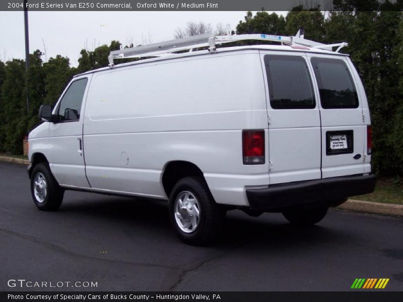 Oxford White / Medium Flint 2004 Ford E Series Van E250 Commercial