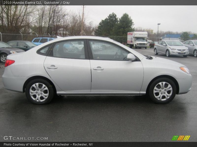 Quicksilver / Gray 2010 Hyundai Elantra GLS