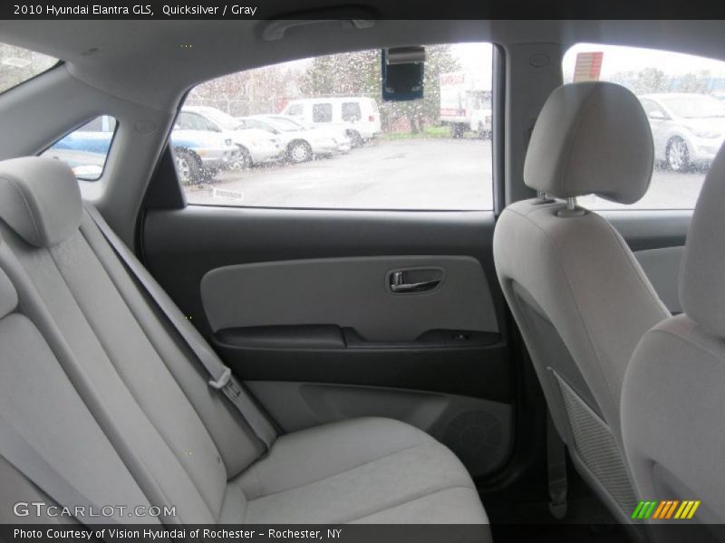 Quicksilver / Gray 2010 Hyundai Elantra GLS