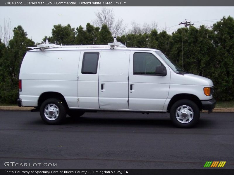 Oxford White / Medium Flint 2004 Ford E Series Van E250 Commercial