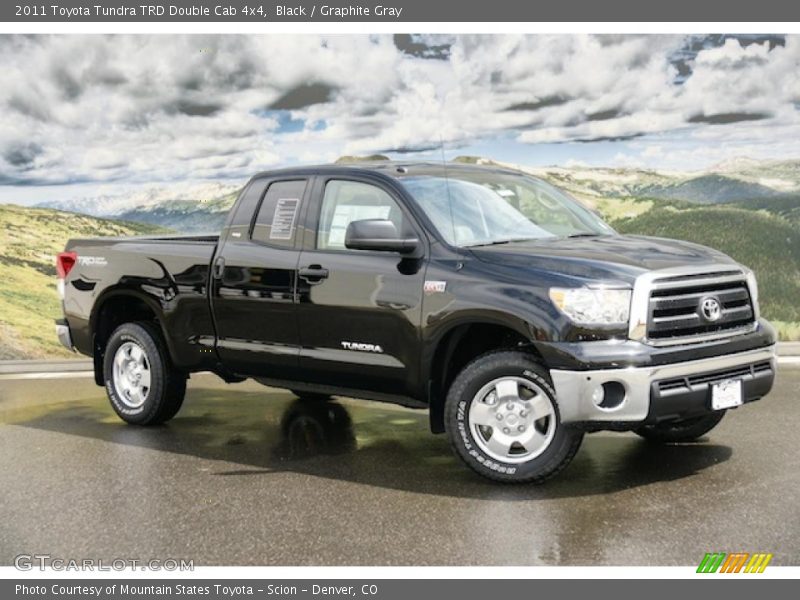 Black / Graphite Gray 2011 Toyota Tundra TRD Double Cab 4x4