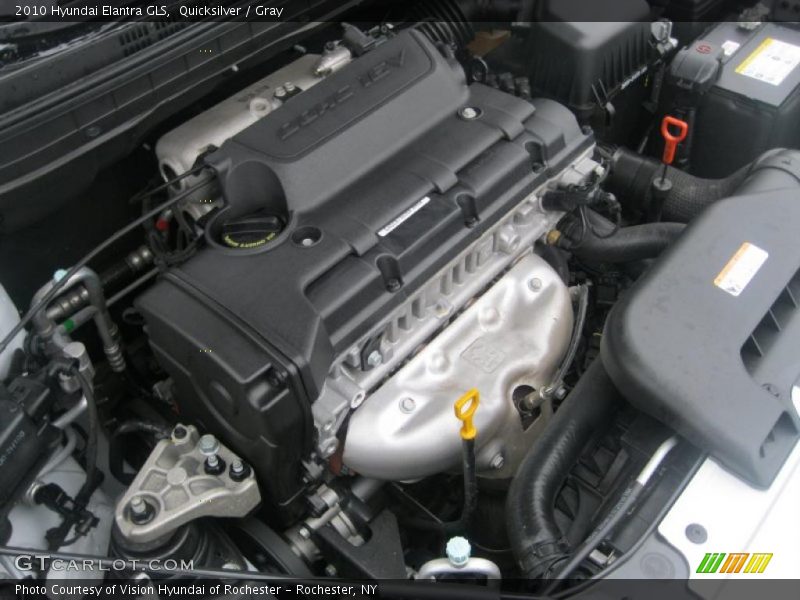 Quicksilver / Gray 2010 Hyundai Elantra GLS