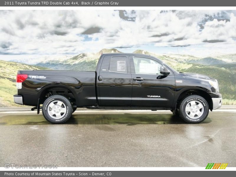 Black / Graphite Gray 2011 Toyota Tundra TRD Double Cab 4x4
