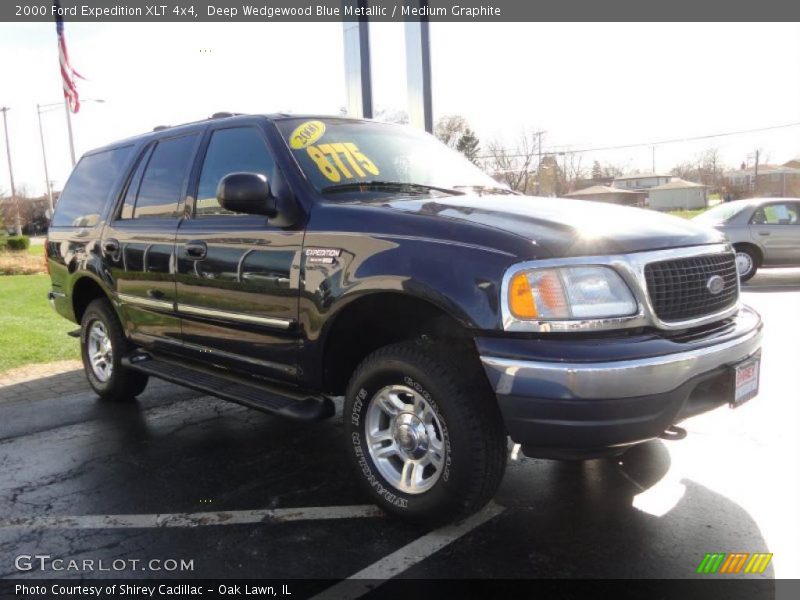 Deep Wedgewood Blue Metallic / Medium Graphite 2000 Ford Expedition XLT 4x4