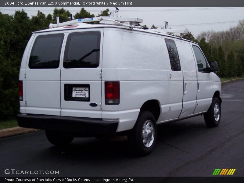 Oxford White / Medium Flint 2004 Ford E Series Van E250 Commercial