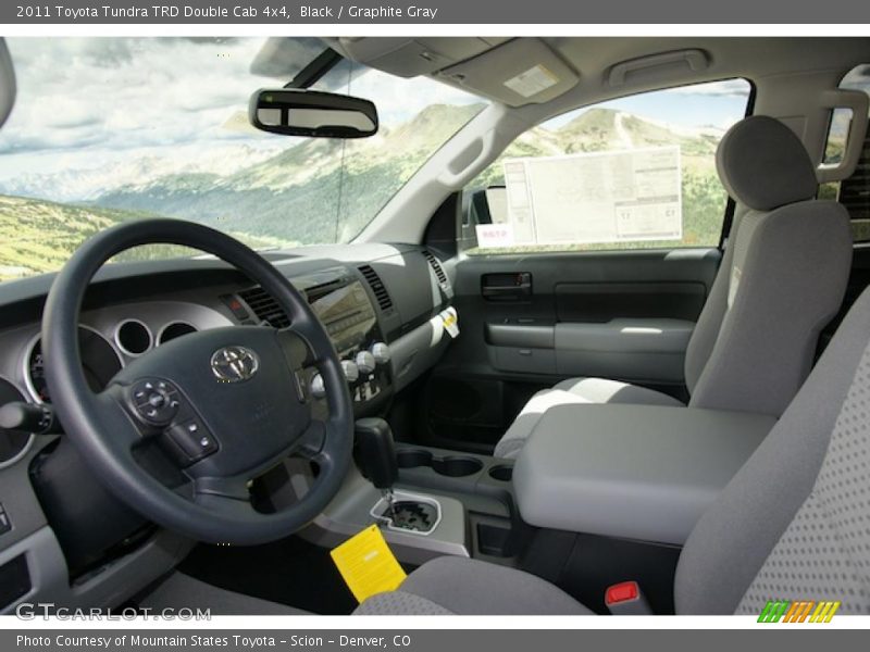Black / Graphite Gray 2011 Toyota Tundra TRD Double Cab 4x4