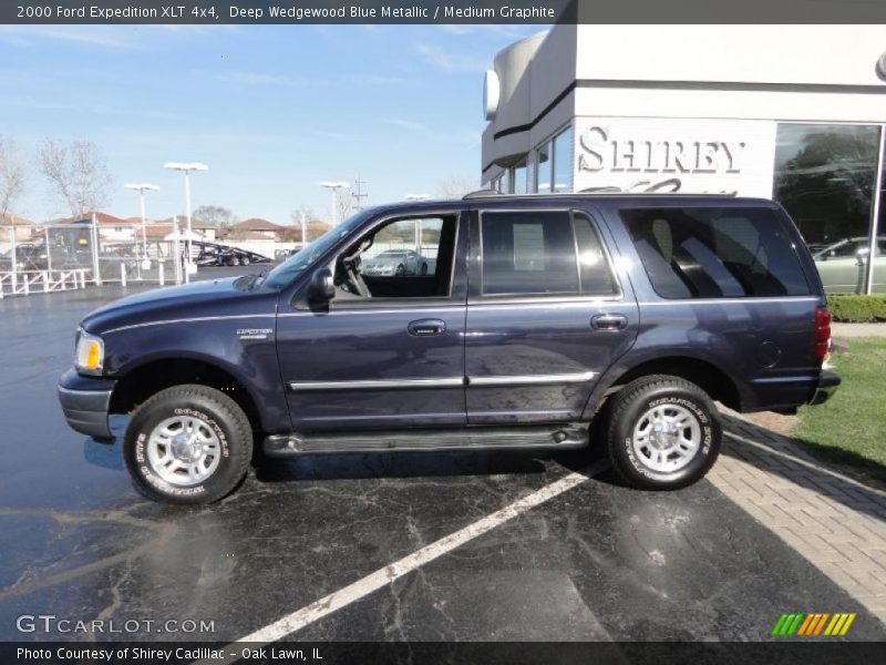 Deep Wedgewood Blue Metallic / Medium Graphite 2000 Ford Expedition XLT 4x4