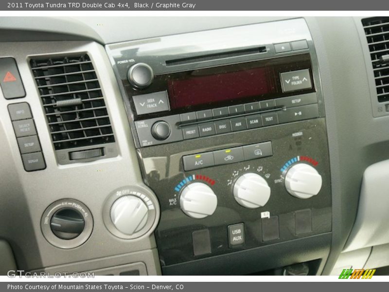 Black / Graphite Gray 2011 Toyota Tundra TRD Double Cab 4x4