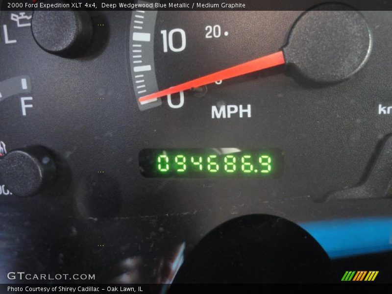 Deep Wedgewood Blue Metallic / Medium Graphite 2000 Ford Expedition XLT 4x4