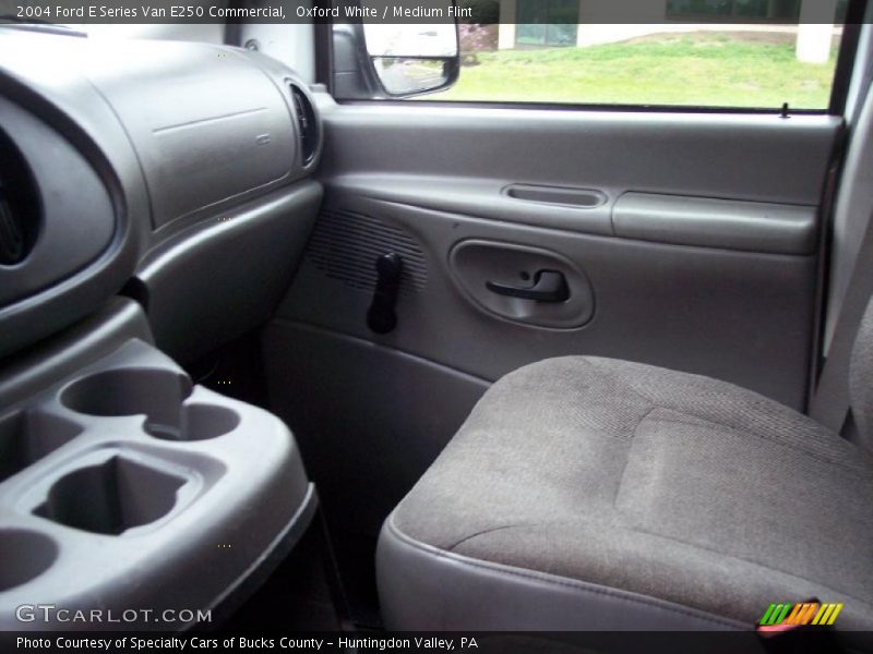Oxford White / Medium Flint 2004 Ford E Series Van E250 Commercial