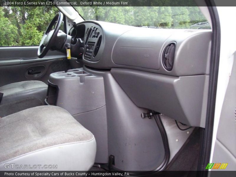 Oxford White / Medium Flint 2004 Ford E Series Van E250 Commercial