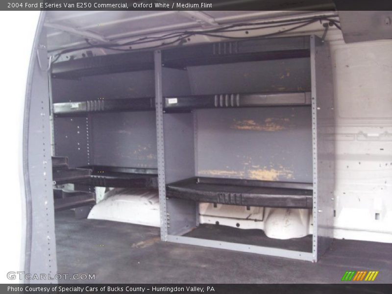 Oxford White / Medium Flint 2004 Ford E Series Van E250 Commercial