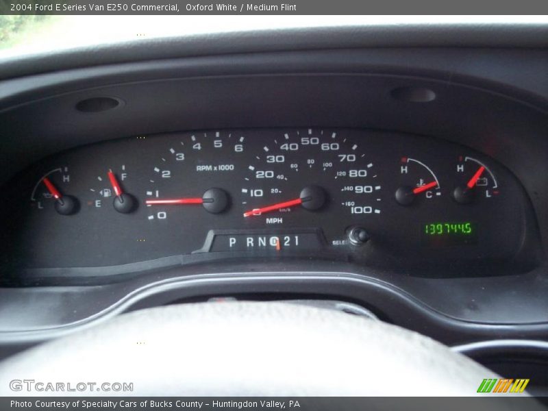  2004 E Series Van E250 Commercial E250 Commercial Gauges