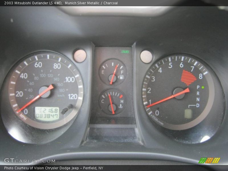 Munich Silver Metallic / Charcoal 2003 Mitsubishi Outlander LS 4WD