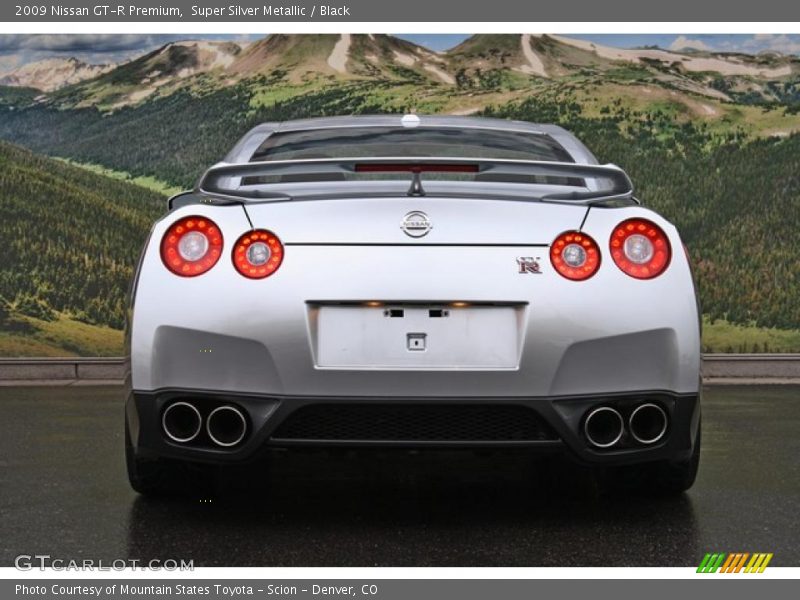 Super Silver Metallic / Black 2009 Nissan GT-R Premium