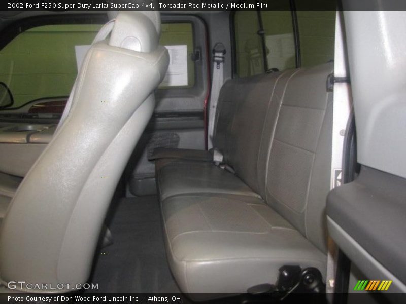 Toreador Red Metallic / Medium Flint 2002 Ford F250 Super Duty Lariat SuperCab 4x4